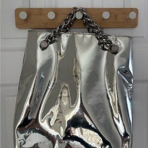 Kendall & Kylie Silver Shoulder Bag